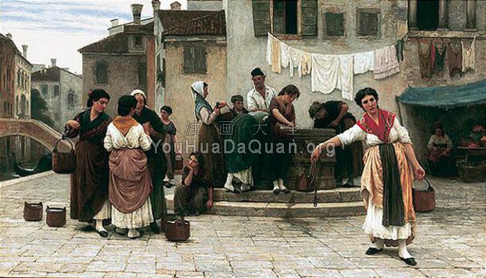 Am brunnen - 尤金·德·布拉斯